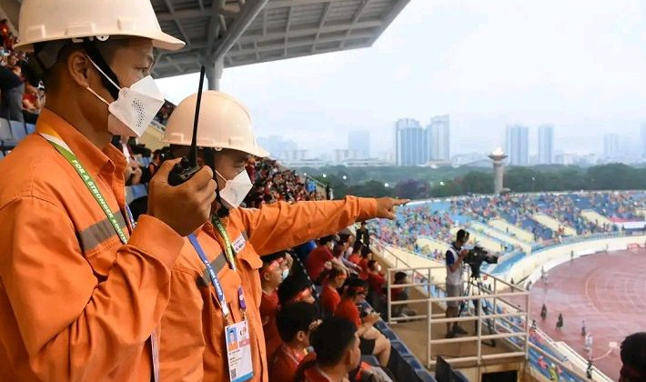 EVN đã đảm bảo cung cấp điện an toàn, ổn định phục vụ SEA Games 31