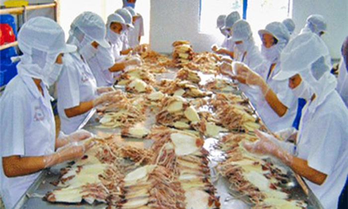 Quý I/2022, xuất khẩu mực chế biến tăng 99% so cùng kỳ