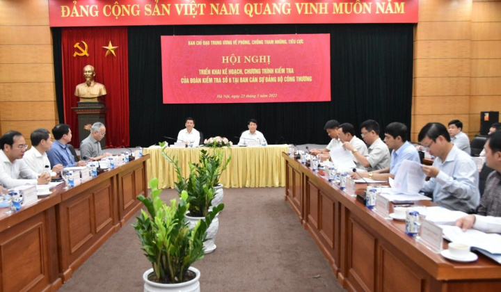 Hội nghị triển khai kế hoạch, chương trình kiểm tra của đoàn kiểm tra số 6 tại Bộ Công Thương