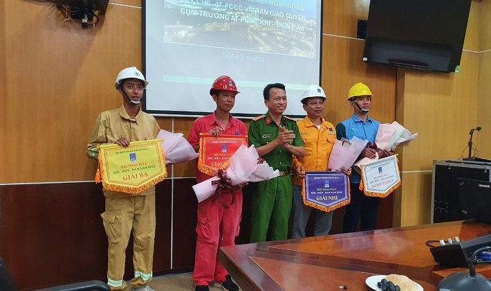 Công ty Nhiệt điện Phũ Mỹ: An toàn phòng dịch không quên an toàn Phòng cháy chữa cháy