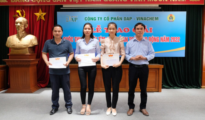 Hơn 90% người lao động DAP tham gia thi tìm hiểu về ATVSLĐ