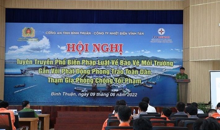 Nhà máy Nhiệt điện Vĩnh Tân 2: Nâng cao nhận thức pháp luật về bảo vệ môi trường