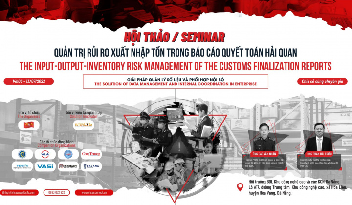 Sắp diễn ra Hội thảo Quản trị rủi ro trong Báo cáo quyết toán hải quan