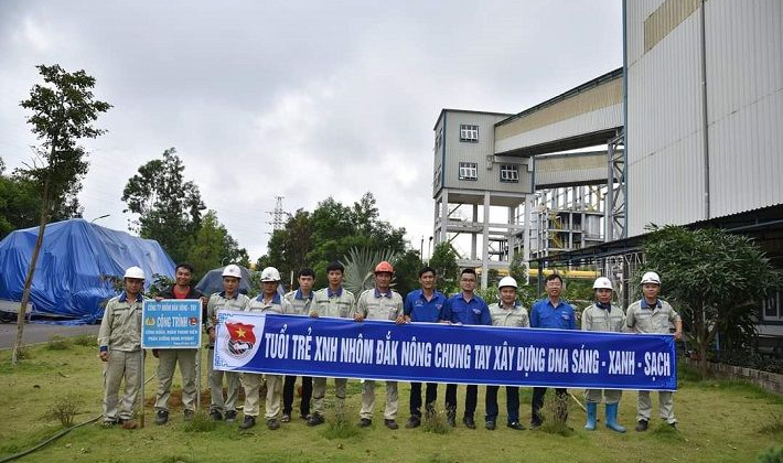 Tuổi trẻ Nhôm Đắk Nông: Thiết thực hành động bảo vệ môi trường
