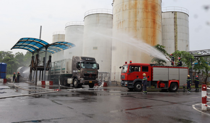 Diễn tập ứng phó sự cố hóa chất: Ghi nhận từ sự phối hợp của các địa phương