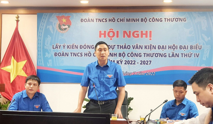 Góp ý dự thảo Văn kiện Đại hội đại biểu Đoàn Bộ Công Thương khóa IV