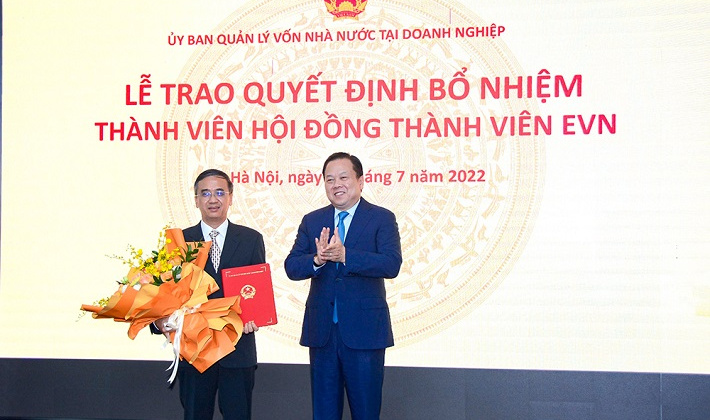 Công bố quyết định bổ nhiệm Thành viên Hội đồng thành viên EVN