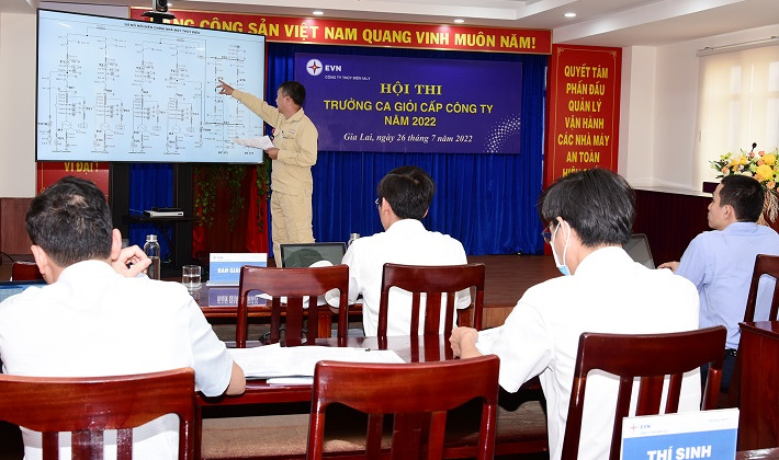 Thủy điện Ialy: Sôi động Hội thi Trưởng ca vận hành giỏi năm 2022