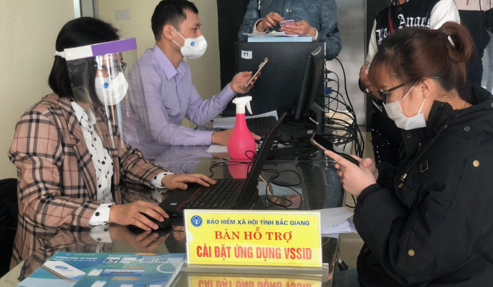 Bắc Giang : Gần 300.000 tài khoản đăng nhập ứng dụng VssID
