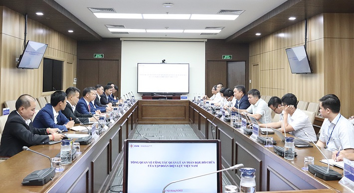 Cục Quản lý an toàn công nghiệp năng lượng (Lào) thăm và làm việc tại EVN