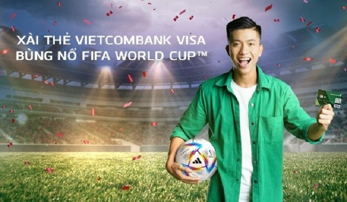 Dùng thẻ Vietcombank Visa trúng tour xem FIFA World Cup 2022