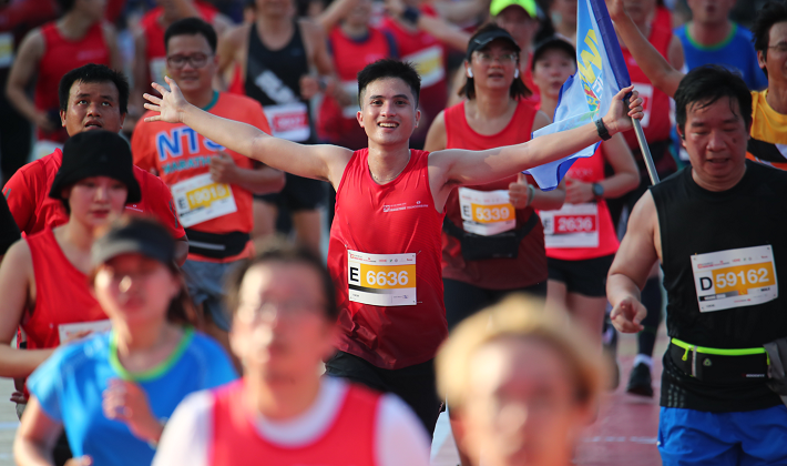 Giải chạy Marathon Techcombank lần đầu tổ chức tại Hà Nội