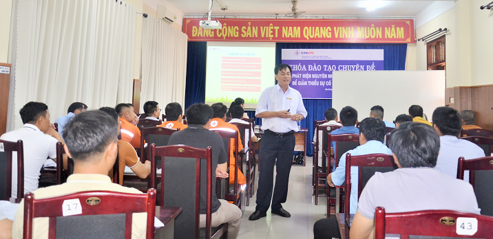 Trường Cao đẳng Điện lực miền Trung: Tổ chức khóa đào tạo “Phát hiện nguyên nhân và các giải pháp để giảm thiểu sự cố trong lưới điện phân phối”
