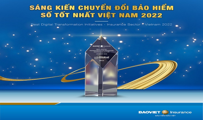 Bảo Việt nhận giải thưởng “Sáng kiến chuyển đổi bảo hiểm số tốt nhất Việt Nam 2022”