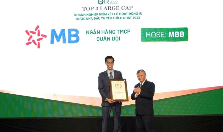 MBB: Lọt top 3 doanh nghiệp được nhà đầu tư yêu thích nhất