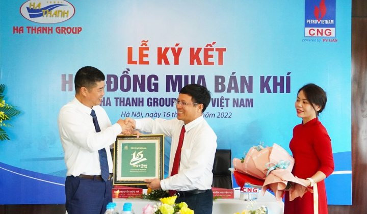 CNG Việt Nam ký hợp đồng mua bán khí với Hà Thanh Group