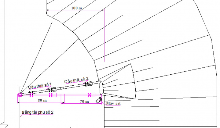 Nghiên cứu lựa chọn giải pháp đổ thải đất đá bằng băng tải theo hình thức bãi thải cao trong điều kiện bãi thải Bàng Nâu, Cao Sơn