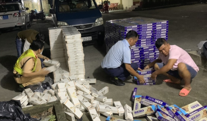 Vĩnh Long ngăn chặn thành công gần 15.000 bao thuốc lá nhập lậu