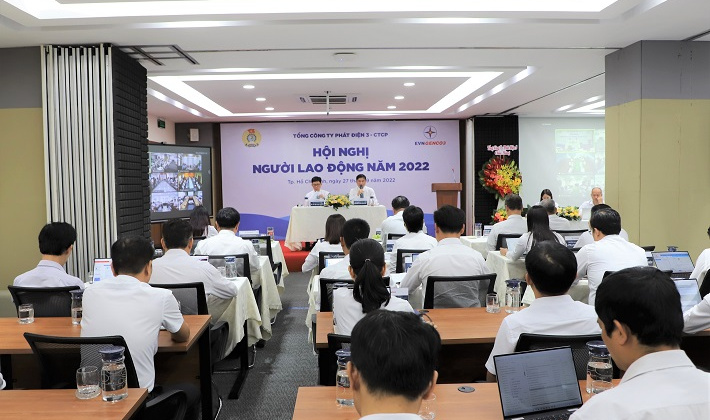 Tổng công ty Phát điện 3 tổ chức Hội nghị Người lao động năm 2022