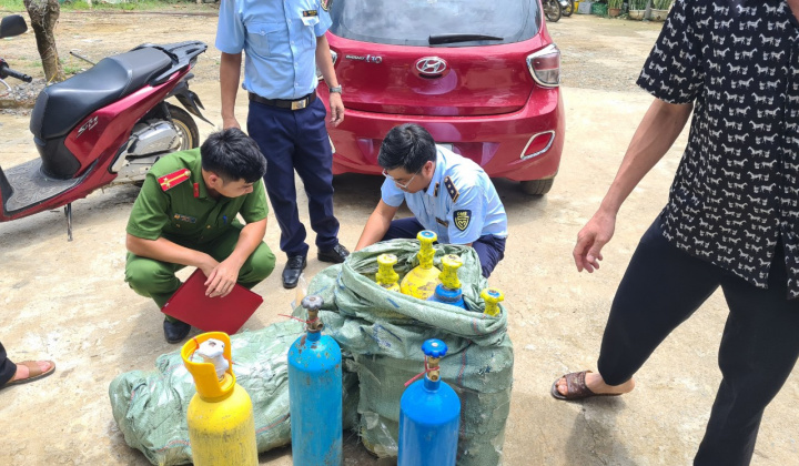 Sơn La: Phạt gần 36 triệu đồng đối với cơ sở kinh doanh khí cười (N2O)