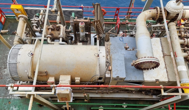 Sửa chữa thành công trục động cơ tổ hợp máy nén khí thấp áp trên giàn nén khí cho PVGas