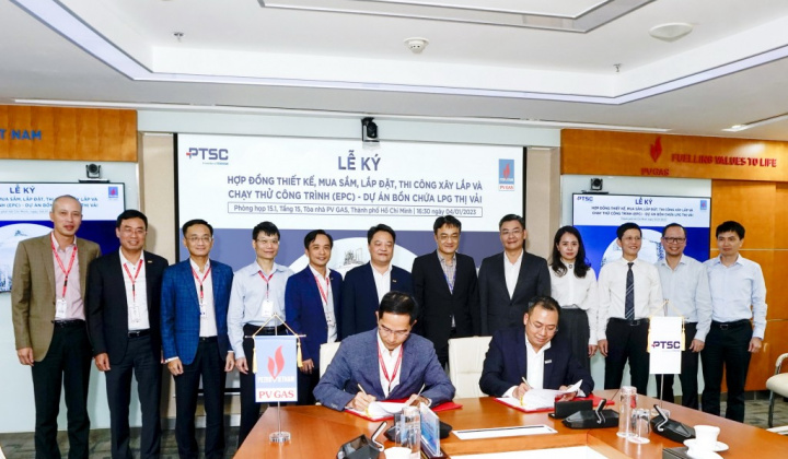 Ký hợp đồng EPC dự án Bồn chứa LPG Thị Vải