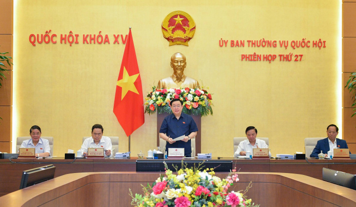 Chính thức bắt đầu Phiên họp thứ 27 của Ủy ban Thường vụ Quốc hội