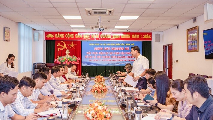 Nhiệt điện Hải Phòng thực hiện tốt các quy định của pháp luật về bảo vệ môi trường