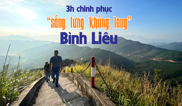 3h chinh phục “sống lưng khủng long” Bình Liêu