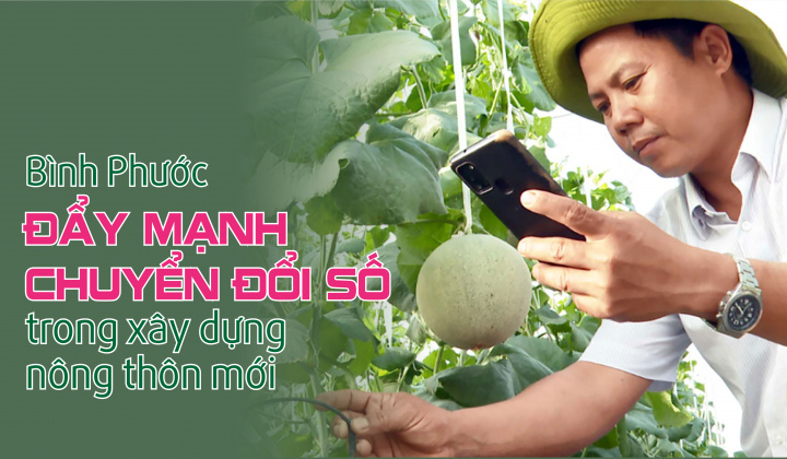 Bình Phước đẩy mạnh chuyển đổi số trong xây dựng nông thôn mới