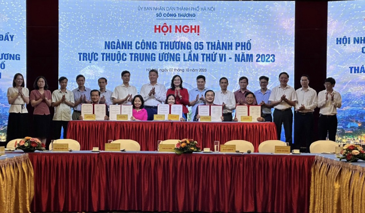 Tăng cường hợp tác lĩnh vực công thương 5 thành phố trực thuộc Trung ương
