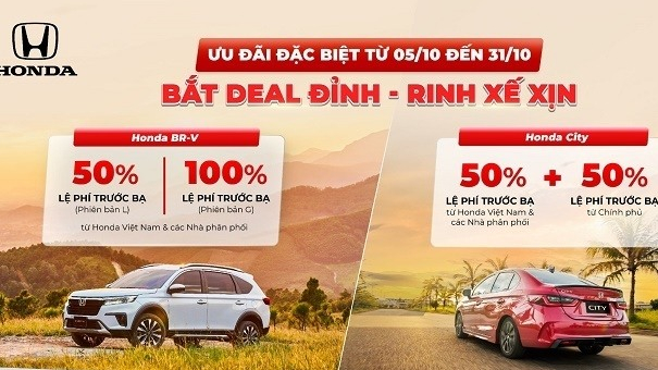 Honda Việt Nam triển khai chương trình khuyến mại khủng