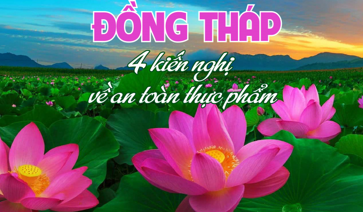 Đồng Tháp: 4 kiến nghị với Bộ Công Thương về an toàn thực phẩm