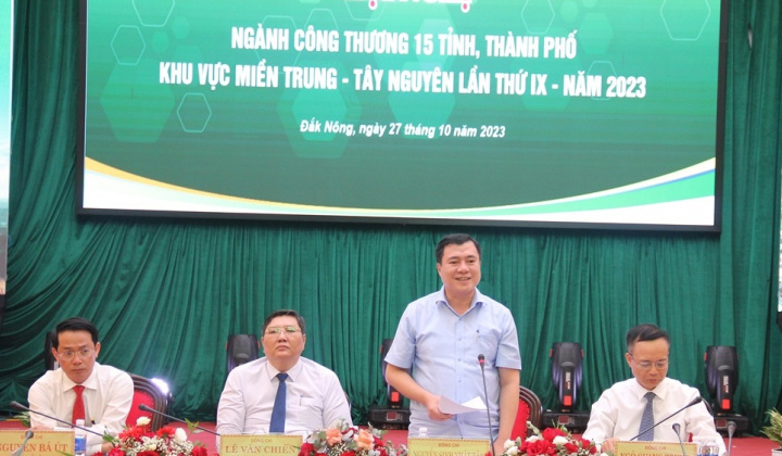 Hội nghị ngành Công Thương  khu vực miền Trung - Tây Nguyên: Thúc đẩy sản xuất, tạo liên kết, hỗ trợ, hợp tác