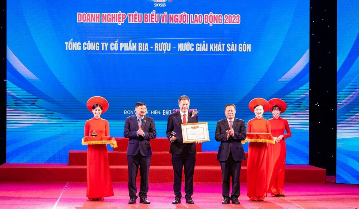 SABECO lần đầu tiên được vinh danh Doanh nghiệp tiêu biểu vì người lao động
