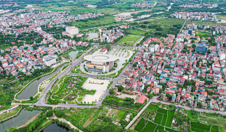 Chuẩn bị lên quận, đất nền Đông Anh trúng đấu giá 100 triệu đồng một m2