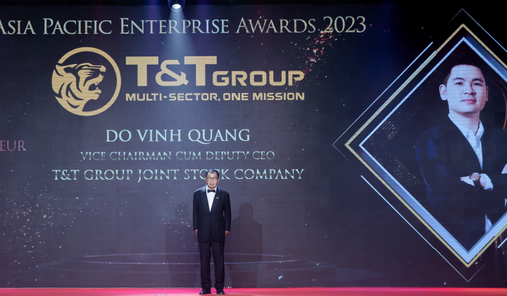 Phó Chủ tịch Tập đoàn T&T Group Đỗ Vinh Quang nhận giải Doanh nhân xuất sắc châu Á 2023