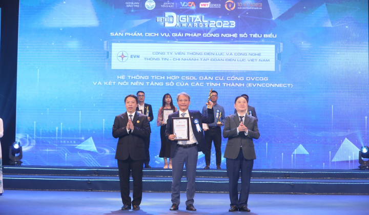 EVNICT đạt Giải thưởng chuyển đổi số Việt Nam 2023