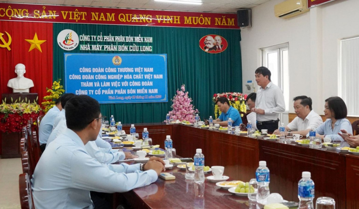Phân bón miền Nam: 100% công đoàn viên được tham gia BHXH, BHYT
