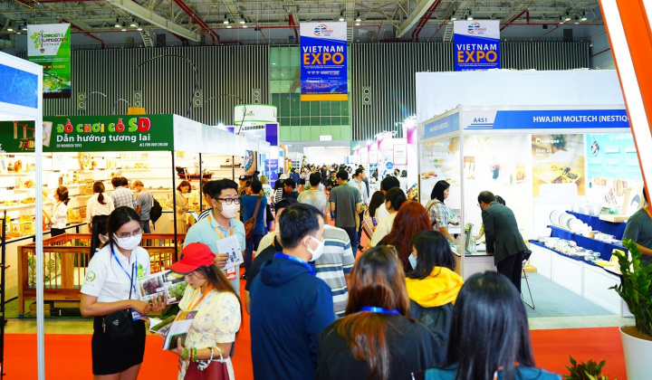 VIETNAM EXPO 2023 tại TP. Hồ Chí Minh quy tụ 1.600 gian hàng