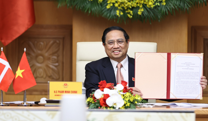 Việt Nam - Đan Mạch thiết lập quan hệ Đối tác Chiến lược Xanh