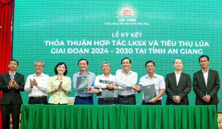 Tập đoàn Lộc Trời (LTG) xây liên kết sản xuất 300.000 ha với mục tiêu sản xuất 5 triệu tấn lúa/năm