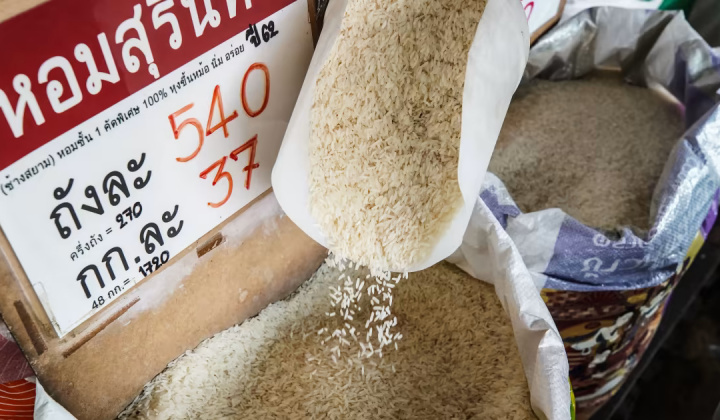 Thái Lan hạ mục tiêu xuất khẩu gạo năm 2023 xuống mức 7,5 triệu tấn