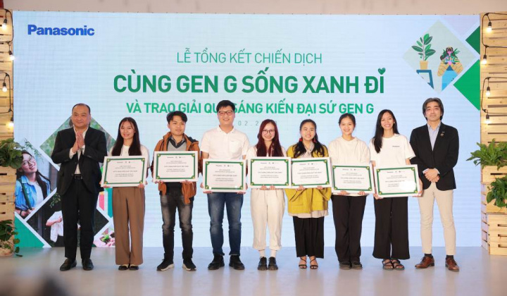 Panasonic truyền cảm hứng sống Xanh thông qua chiến dịch “Cùng Gen G sống xanh đi”