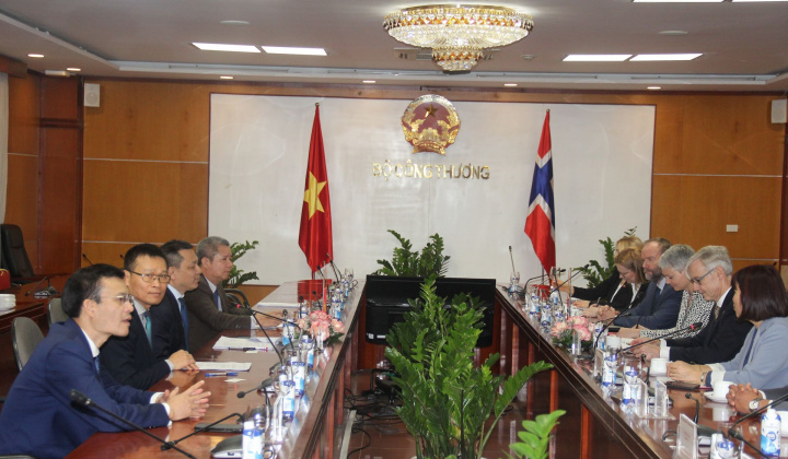 Việt Nam - Na uy: Hợp tác chặt chẽ trong lĩnh vực công nghiệp, thương mại và năng lượng