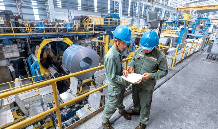 Hòa Phát cung cấp cho thị trường 402.000 tấn thép trong tháng 1