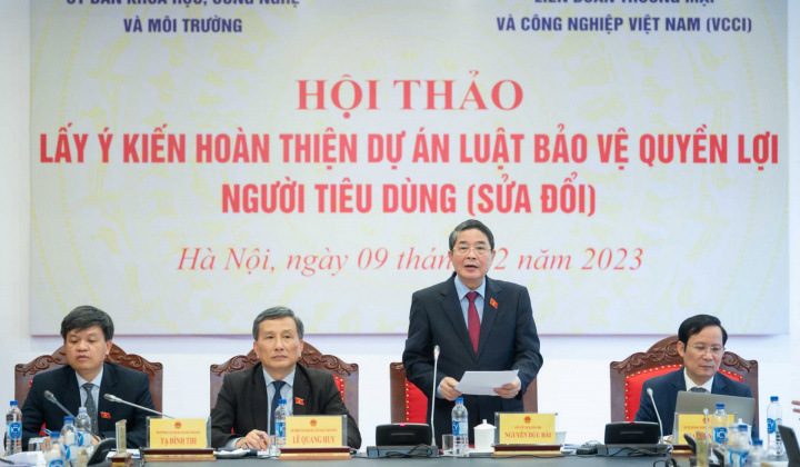 Tiếp tục hoàn thiện Dự thảo Luật Bảo vệ quyền lợi người tiêu dùng (sửa đổi)