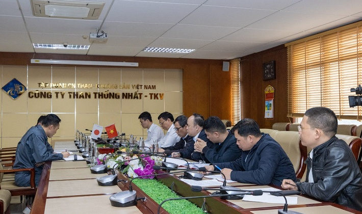 Tổng kết năm tài khóa 2022 giữa Công ty Than Thống Nhất và Công ty CP Than Kushiro Nhật Bản