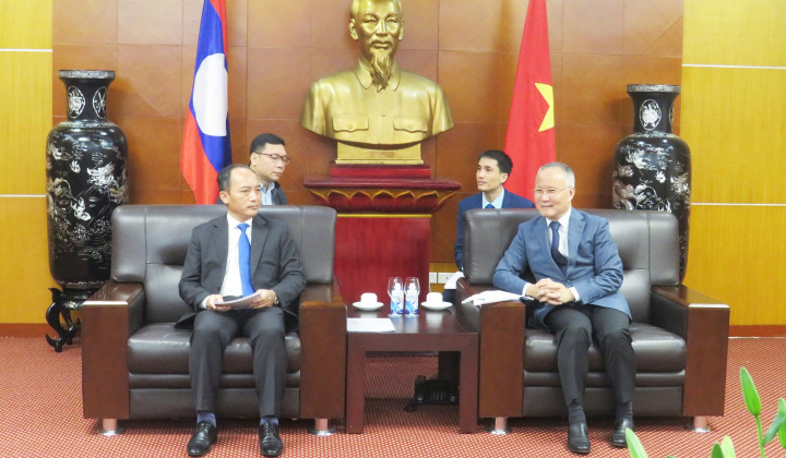 Bộ Công Thương Việt Nam - Bộ Công Thương Lào chia sẻ kinh nghiệm phát triển công nghiệp - thương mại