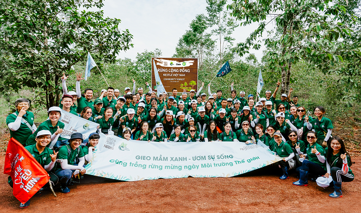 Nestlé Việt Nam được ghi nhận về nỗ lực bảo vệ rừng, góp phần giảm tác động từ biến đổi khí hậu